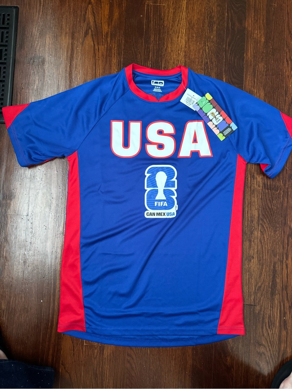 USA Blue & Red Men’s Soccer Jersey - FIFA
